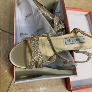 Touch Ups Glittering Gold Heels